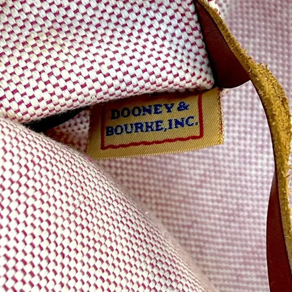 Dooney & Bourke Large Red Leather Satchel Tote – J0580480